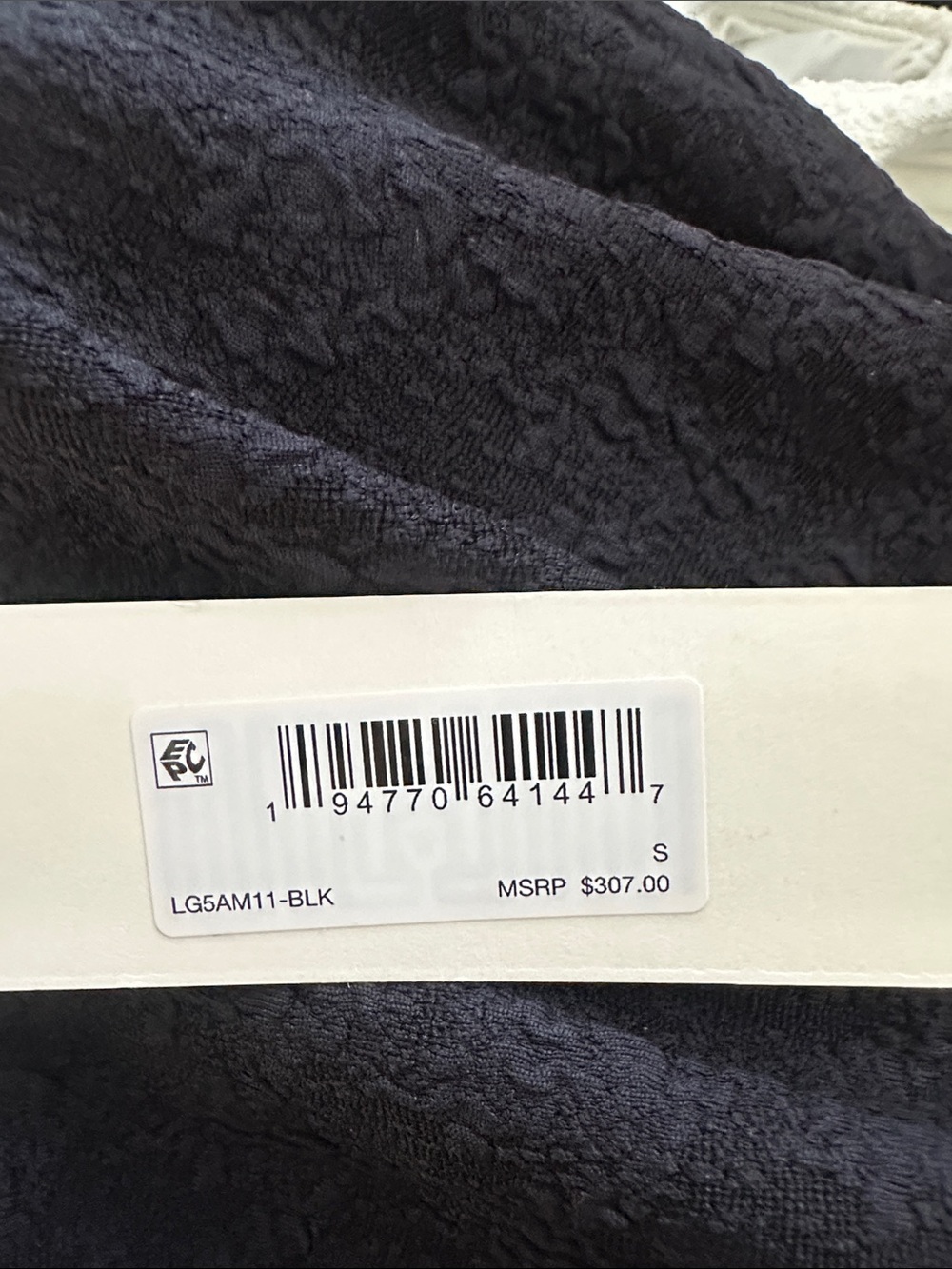 L'AGENCE Tory Bandeau One Piece Swimsuit in black and white nwt - Picture 3 of 3